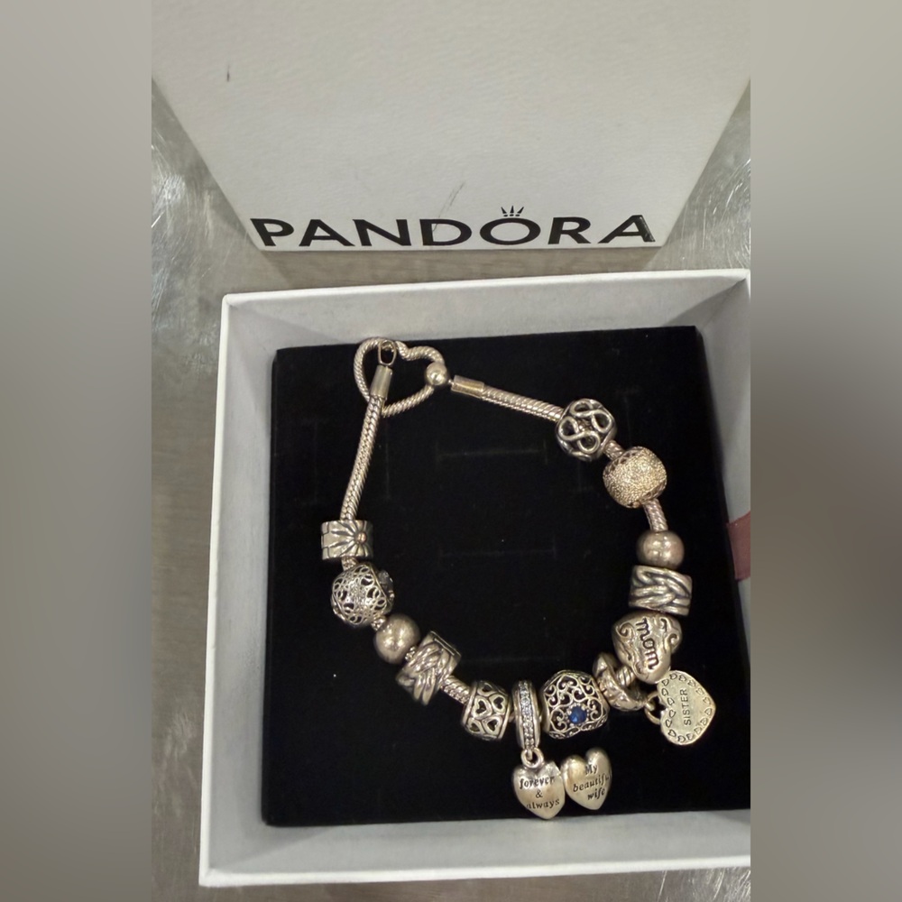 Pandora Silver Charm Bracelet